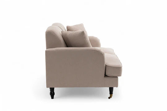 Fabric Beige 2 Seater Sofa STILE