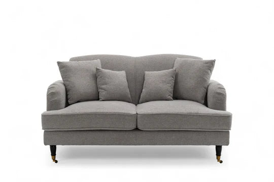 Fabric Light Grey 2 Seater Sofa STILE