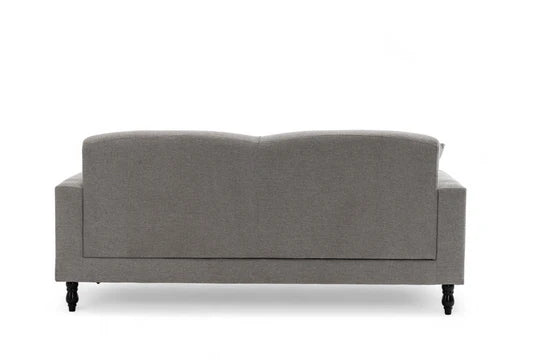 Fabric Light Grey 3 Seater Sofa STILE