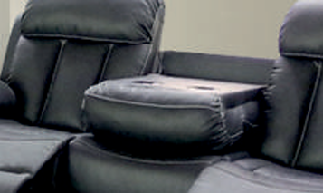 Faux Leather Grey3 + 2 Seater Manual Recliner Sofa Set MODERNITÀ