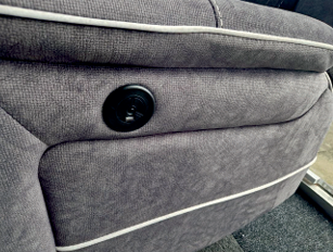 Fabric Grey Corner  Electric Recliner Sofa  BENEDETTA