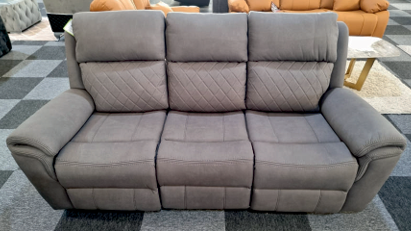 Fabric Grey 2 + 3 seater Electric Recliner Sofa  CRESCITA