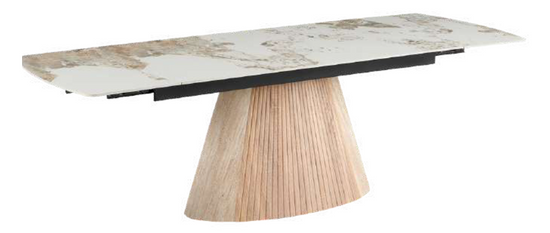 Monaco Pandora Beige Sintered Stone Extendable Table