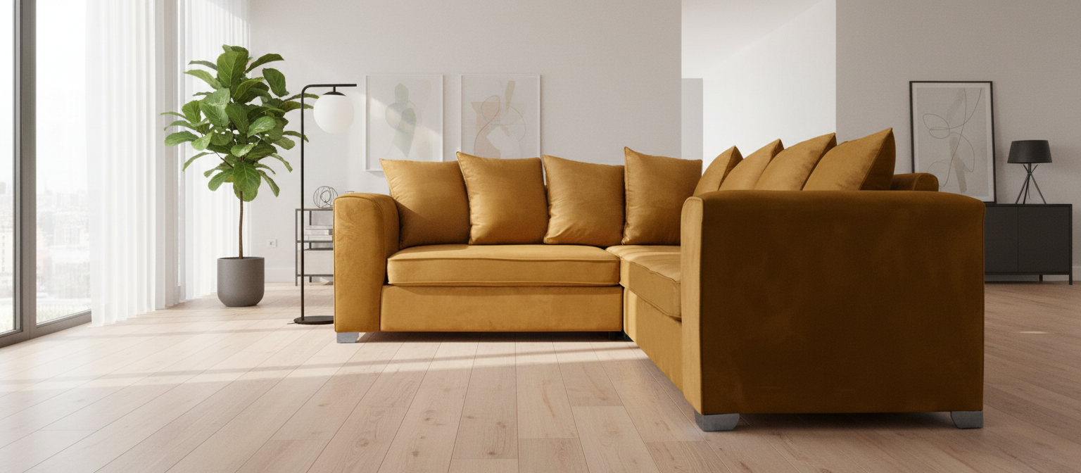 Asha Corner Full Back/Scatter Sofa - 2 Corner 2