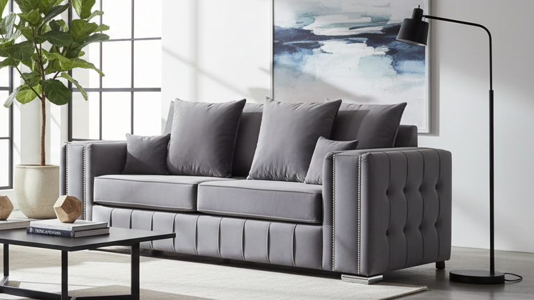 Aila Full Back/Scatter Back Sofa Set - 3 Seater