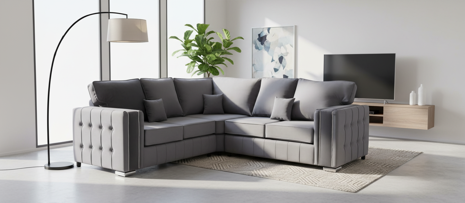 Aila Corner Full Back/Scatter Back Sofa - 2 Corner 2