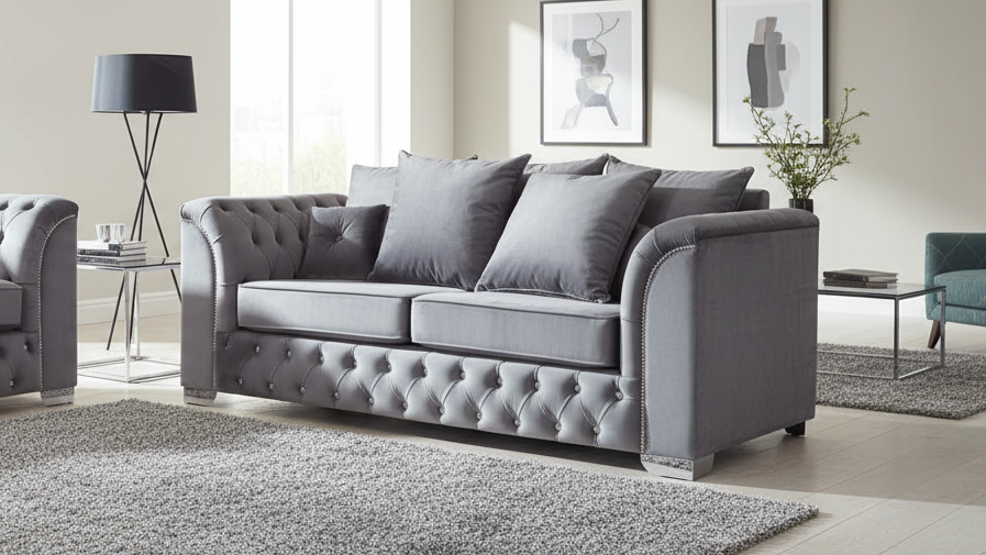 Amore Full Back/Scatter Back Sofa Set - 3 Seater