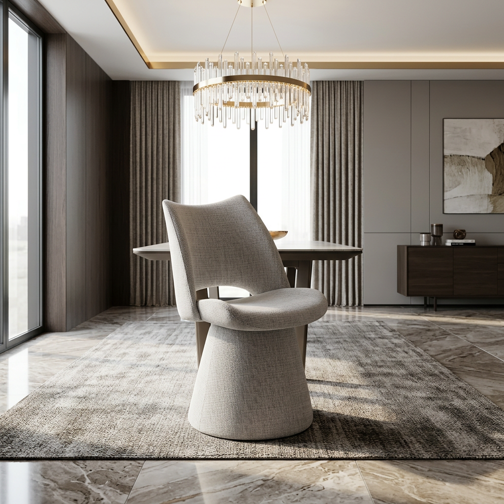 Monaco Maryland Grey 360 Swivel Chair