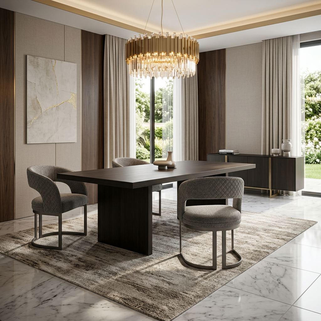 Lina Grey Dining Chair Grey Metal Base