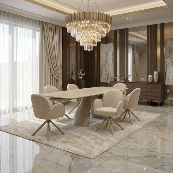 Gstaad Beige Dining Chair