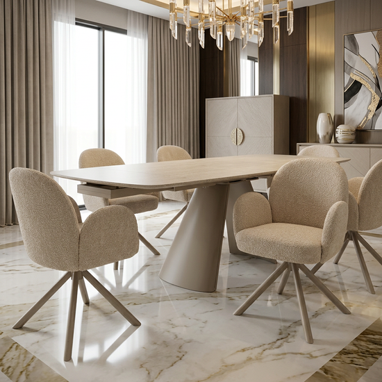 Gstaad Beige Dining Chair