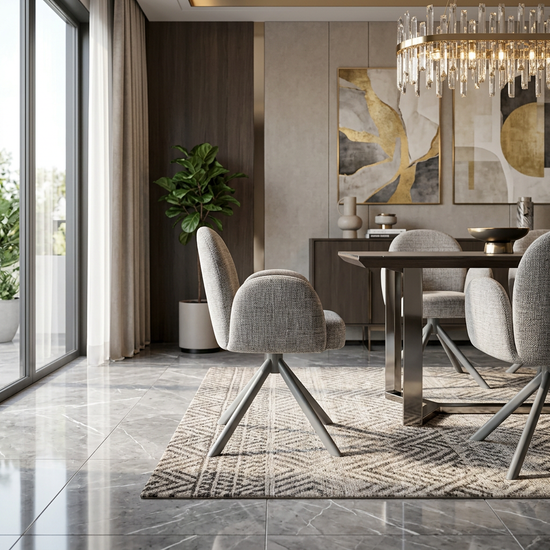 Gstaad Grey Dining Chair