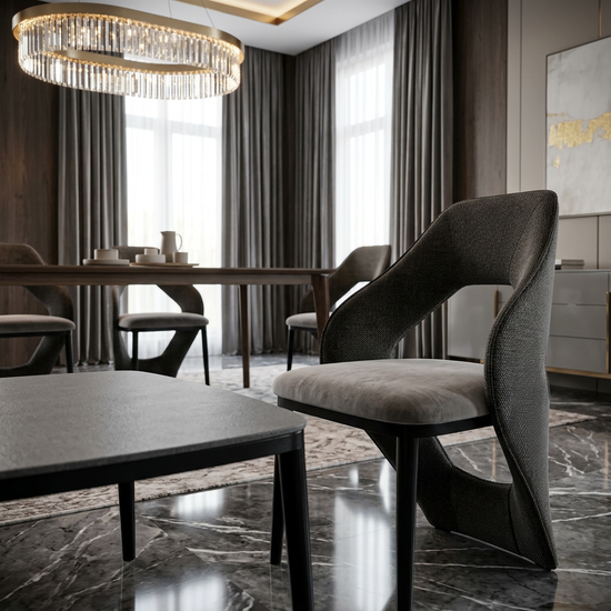 Engelberg Grey Dining Chair
