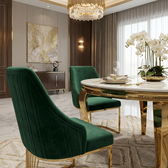 Lasco Green Gold Dinng Chair