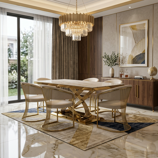Elina Porado Cream Dining Chair