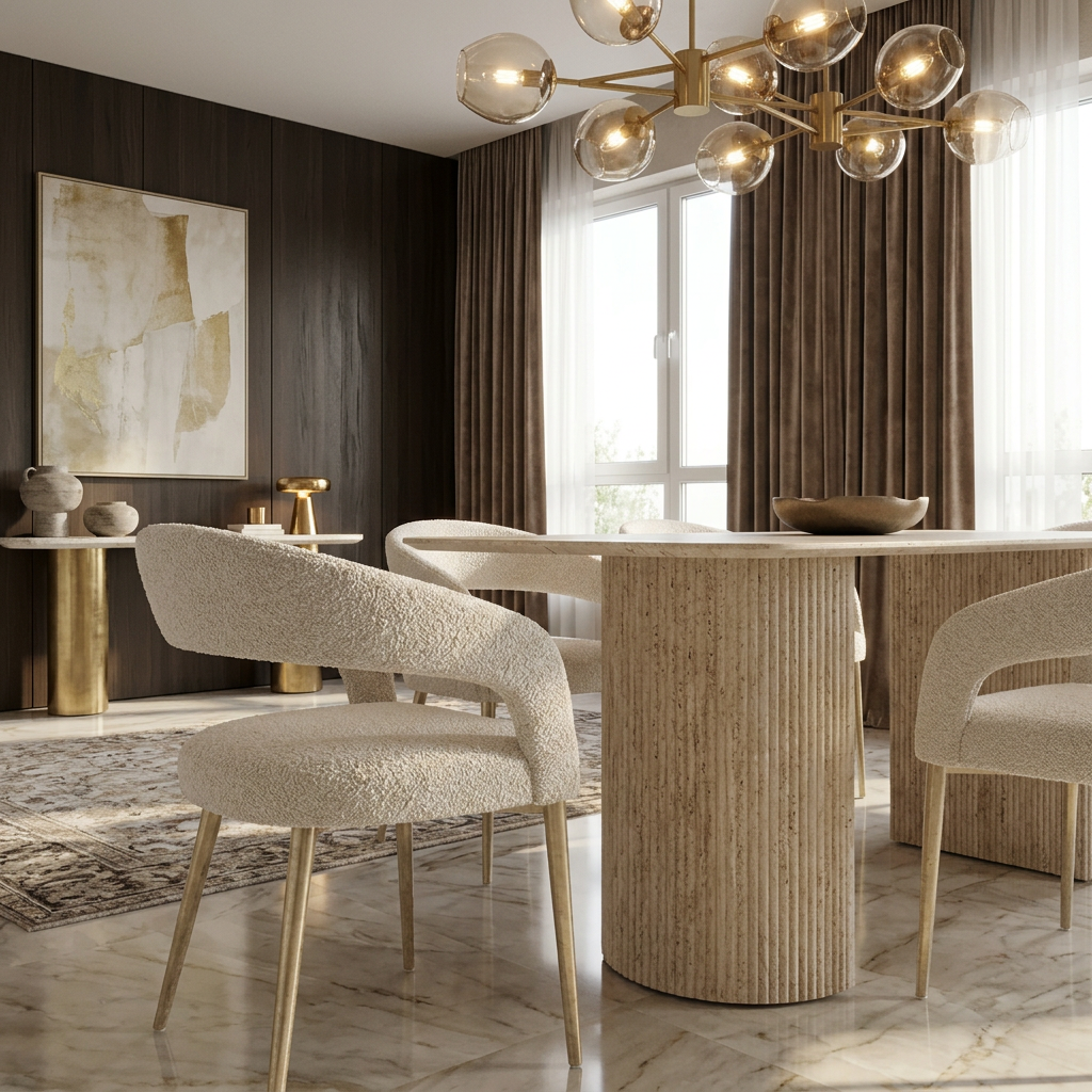 Olympia Beige Dining Chair