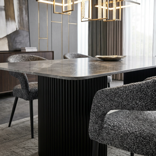 Olympia Grey Ceramic 160cm Table