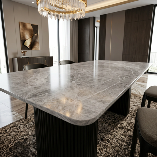 Olympia Grey Ceramic Coffee Table