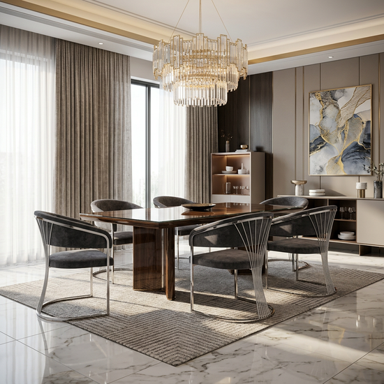 Porado Dining Chair - Grey