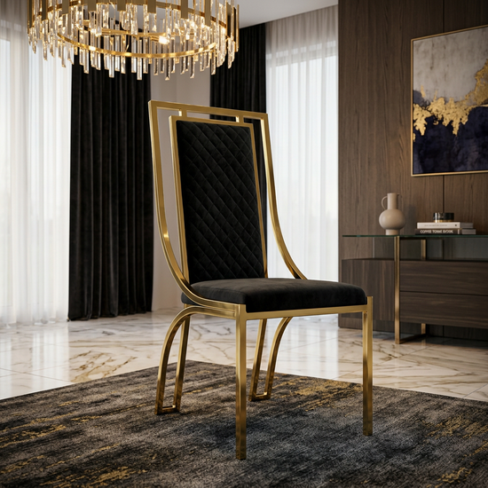 Windsor Black & Gold Dining