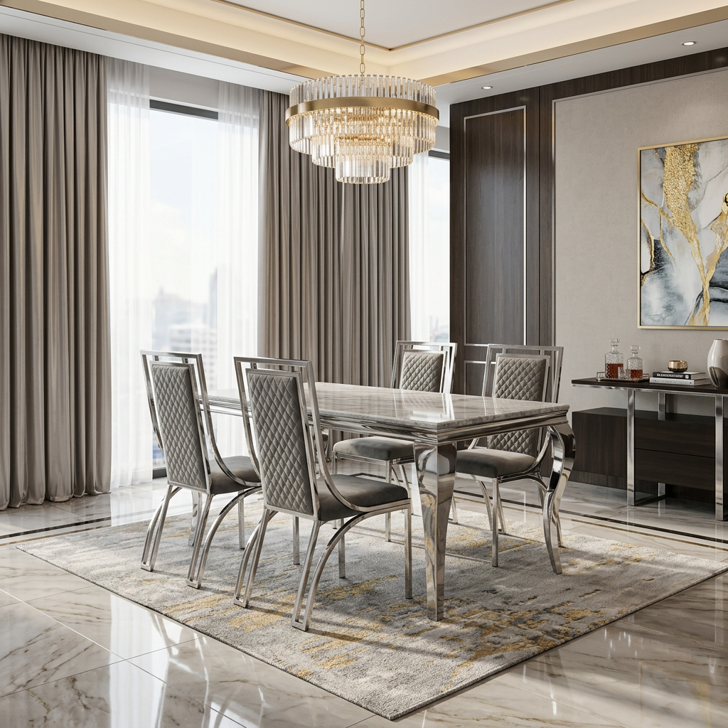 Windsor Silver Range Dining Chair