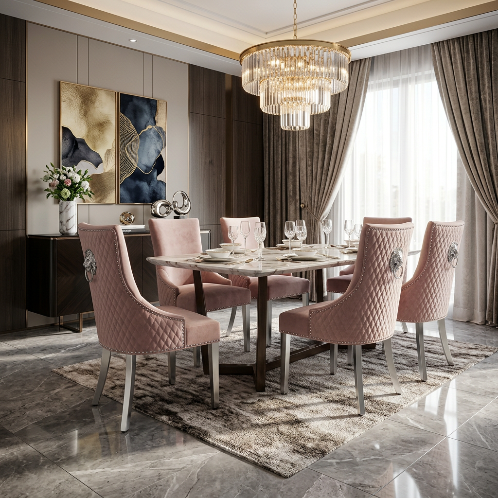 Majestic Dining Chair - Pink