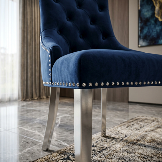Majestic Dining Chair - Navy