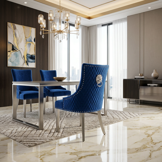 Majestic Dining Chair - Navy