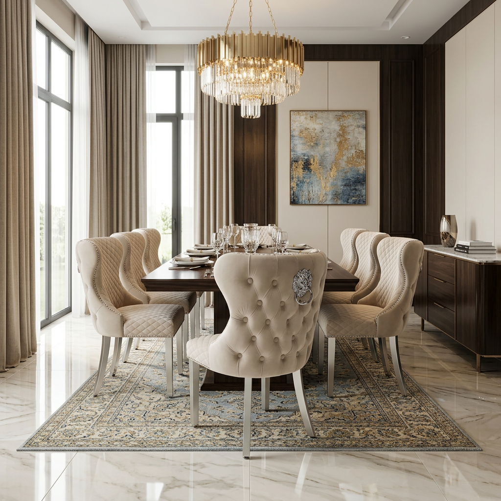 Valentino Dining Chair - Mink