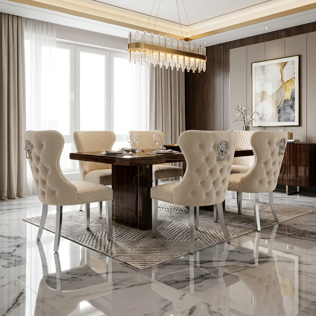 Valentino Dining Chair - Mink