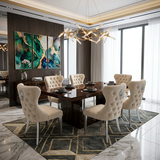 Valentino Dining Chair - Mink