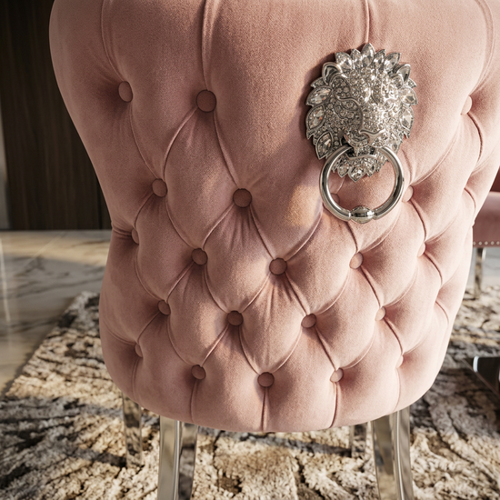 Valentino Dining Chair - Pink