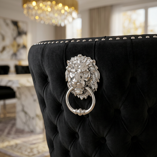 Valentino Dining Chair - Black