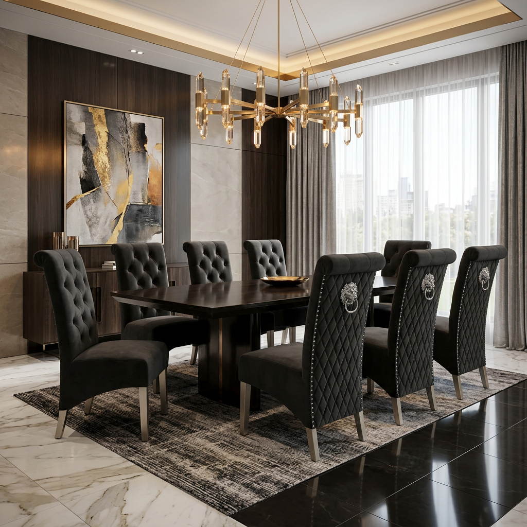 Sofia Grey PU Chair
