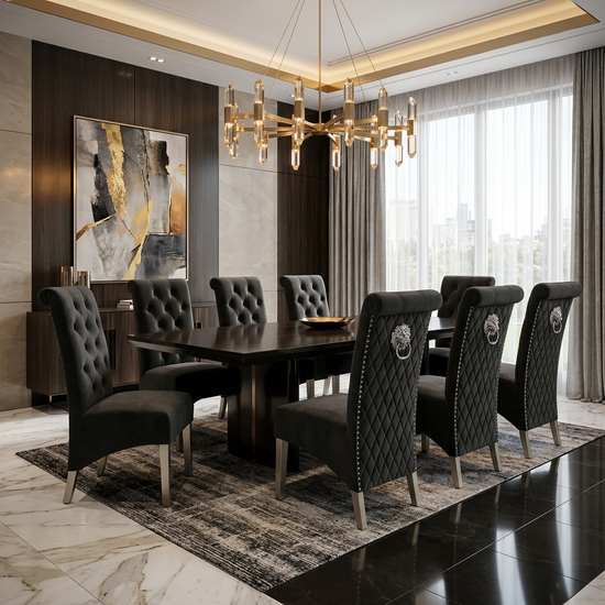 Sofia Grey PU Chair