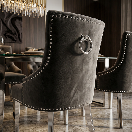 Valencia Dining Chair - Dark Grey