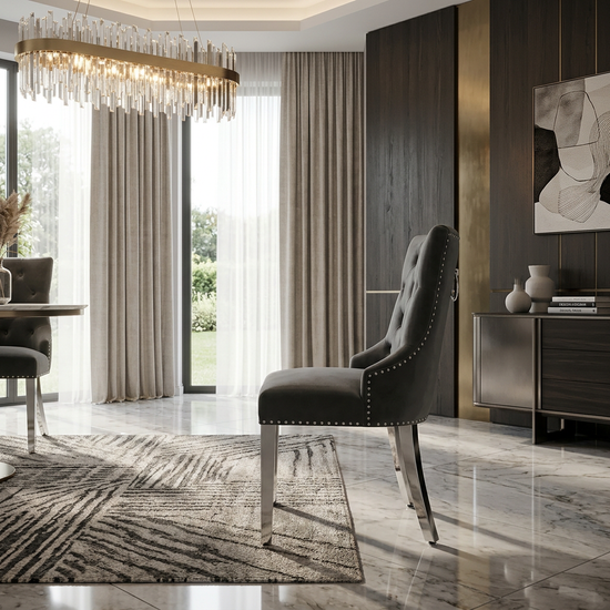 Valencia Dining Chair - Dark Grey