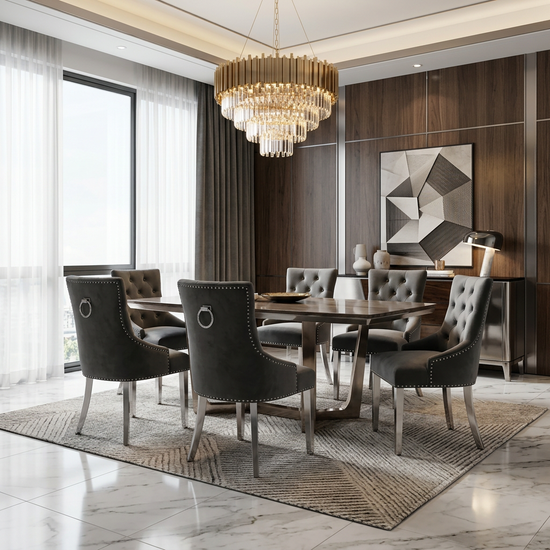 Valencia Dining Chair - Dark Grey