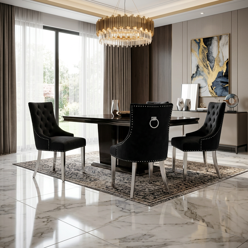 Valencia Dining Chair - Black