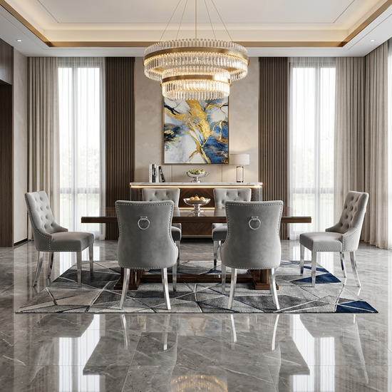Valencia Dining Chair - Light Grey