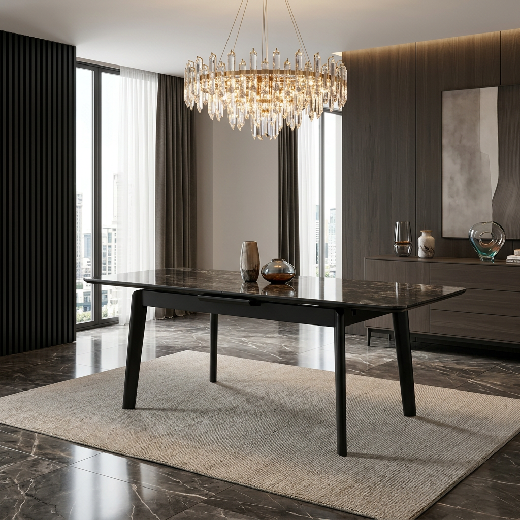 Arizona Black Ceramic Coffee Table