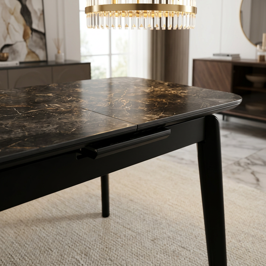 Black Gold Ceramic Top / Black Frame