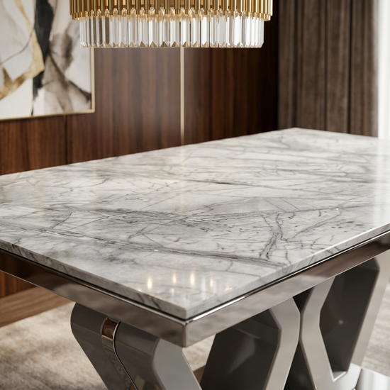 Majestic Grey Marble Coffee Table
