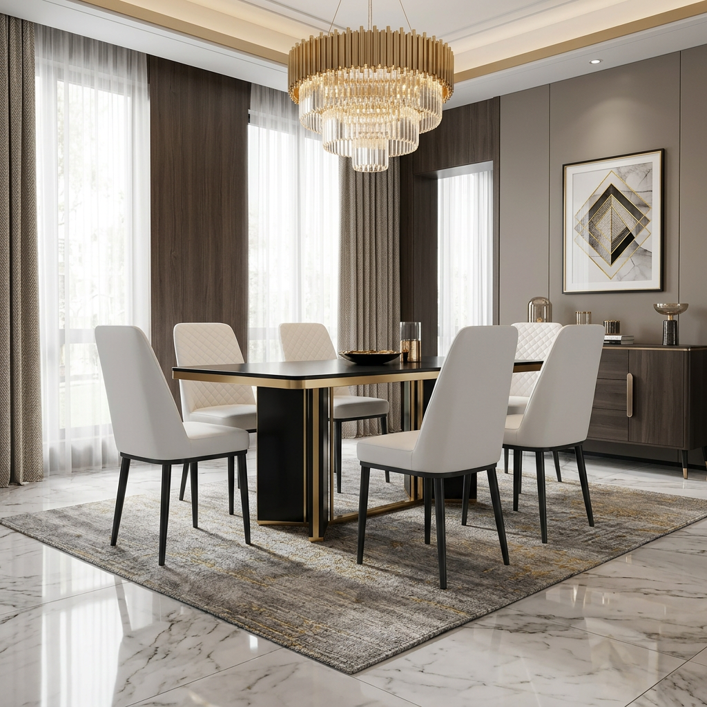 Oxford White PU Chair