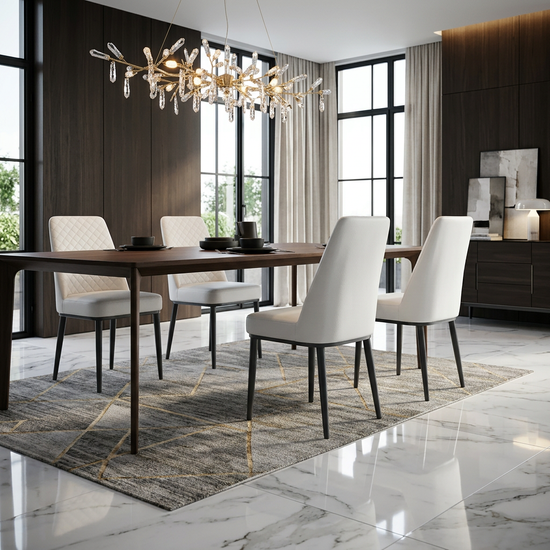 Oxford White PU Chair