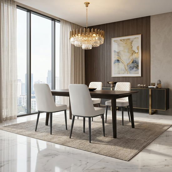Oxford White PU Chair