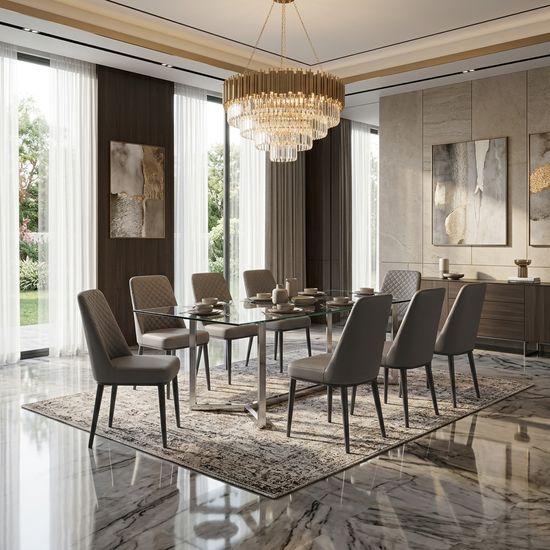 Oxford Grey PU Chair