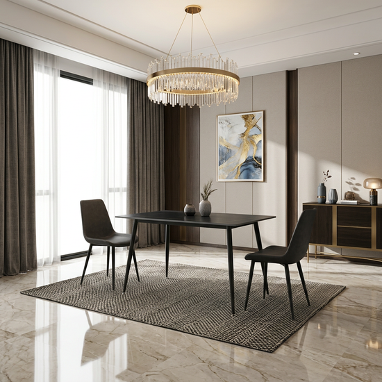 Oxford Black Ceramic Table