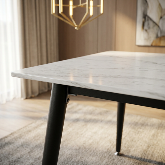 Oxford White Ceramic Table