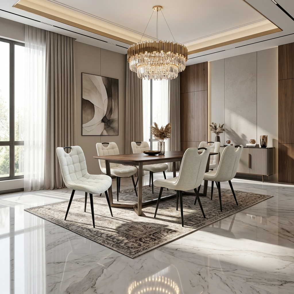 Monza Beige Dining Chairs